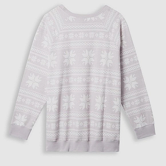 ❤️NWT VINTAGE TORRID SWEATSHIRT - CHRISTMAS HOLIDAY HOLLA DAYS SUPER SOFT PLUSH - Picture 2 of 10